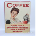coffee tin poster ,outdoor metal sign